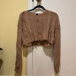 cropped sweater